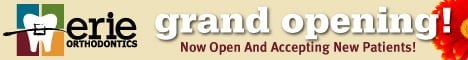 webad for Erie Orthodontics