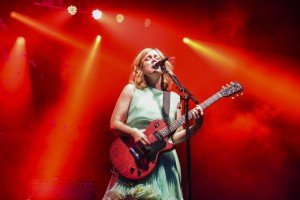 Corin Tucker of Sleater Kinney brings her "A" game to Riot Fest Saturday night in Denver.
