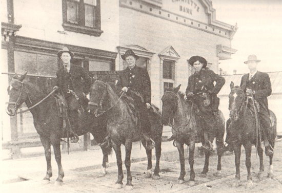 Lafayette Sheriff’s deputies in 1912, during the Long Strike. Photo Courtesy of Lafayette Historical Society 