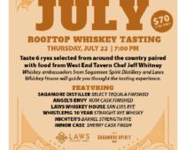 Rye In July Whiskey Tasting + 13th-Annual Jul-IPA Rooftop Party at West End Tavern | Press Release