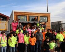 Denver’s Newest Tiny Homes Receive a Big Send-Off From the Students that Built Them