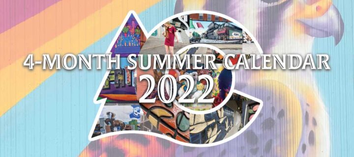 4-Month Summer Calendar 2022