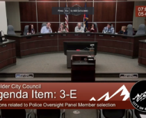 Boulder City Council’s Removal of Police Oversight Member is Another Blow to  Panel’s Effectiveness