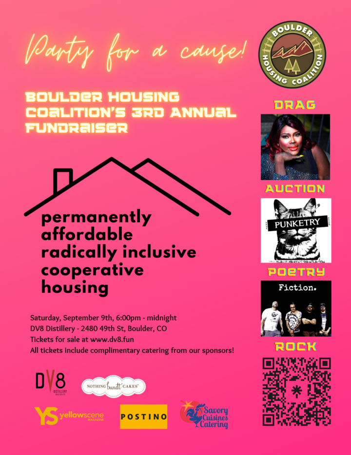 You’re Invited to The Boulder Housing Coalition’s Third Annual Silent Auction and Fundraiser Party!