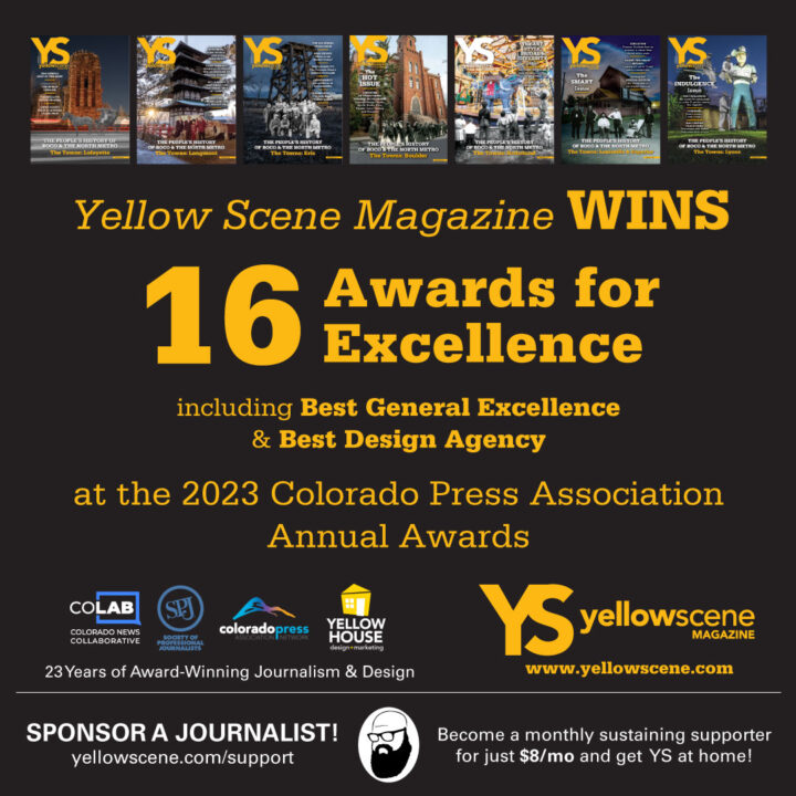 Yellow Scene Magazine wins big at the Annual Colorado Press Association Awards