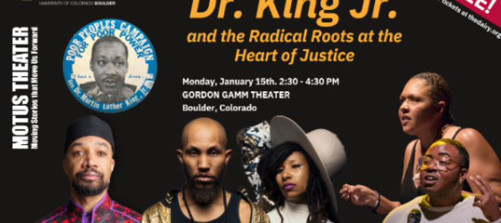 Motus Theater’s 2nd Annual Arts-Based Dr. King Jr. Offering  “Dr. King Jr. & the Radical Roots at the Heart of Justice”