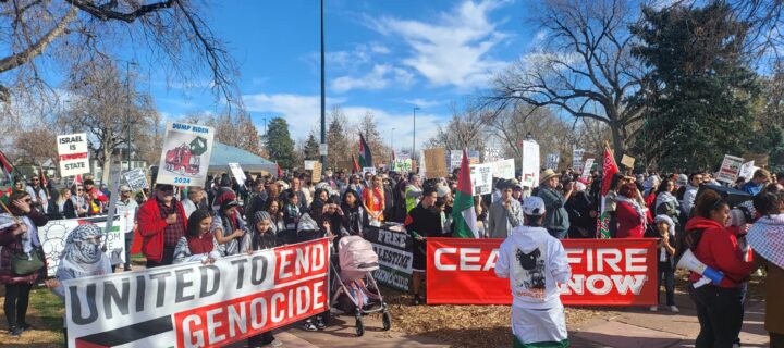 Denver Takes to the Streets: Protesting for Peace in the Middle East