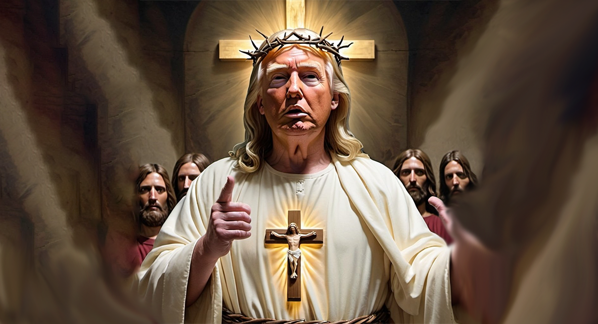 Trump As Jesus - Yellow Scene Magazine