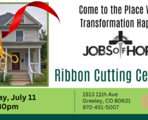 Jobs of Hope Ribbon Cutting for the Rick Hartman House of Hope