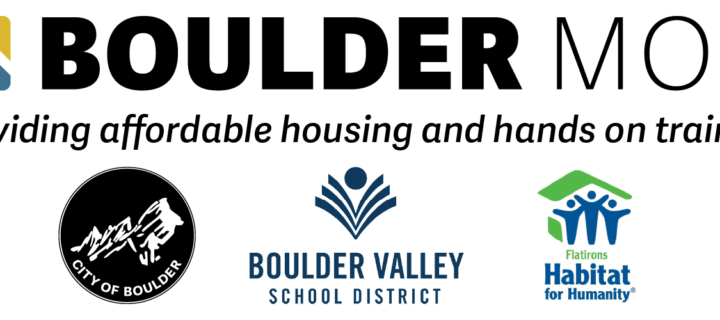 City of Boulder, Boulder Valley School District and Flatirons Habitat for Humanity to host Opening Ceremony for Boulder Mod