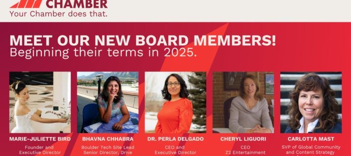 Boulder Chamber Elects New Board of Directors Leadership