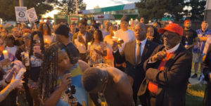 Candlelight vigil for Rajon Belt-Stubblefield