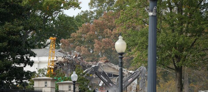 The Heart of the Nation in Ruins: The East Wing Demolished