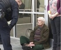 Elders Protest Through Sit-In at White Cap Office Park In Vermont