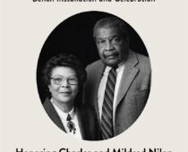 Toni Morrison Society Bench Installation and Celebration to Honor Dr. Charles and Mrs. Mildred Nilon
