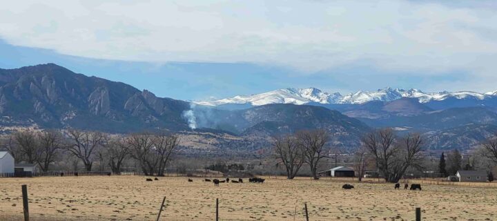 Wildfire Breaks Out Southwest of Chautauqua