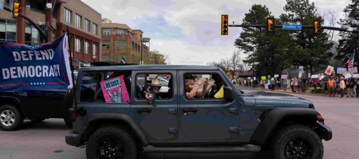 Close To 10,000 March In The Streets Of Boulder, CO For No Kings 3