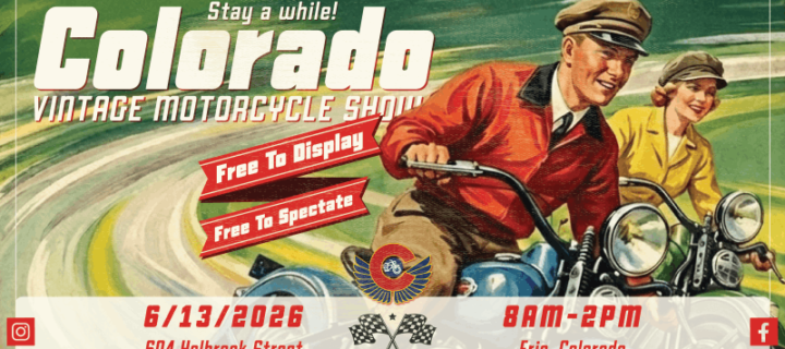 Colorado Vintage Motorcycle Show Returns to Erie on June 13