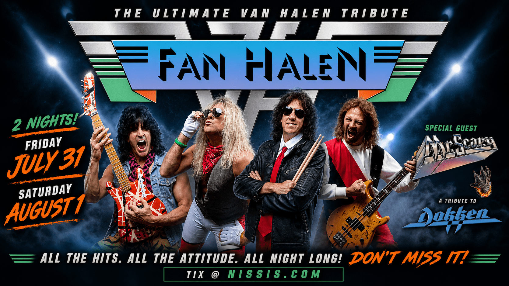FAN HALEN | Nat'l Touring Van Halen Tribute special guest Mr