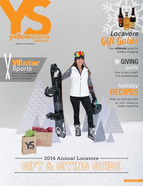 yellow scene  magazine cover for November 2014