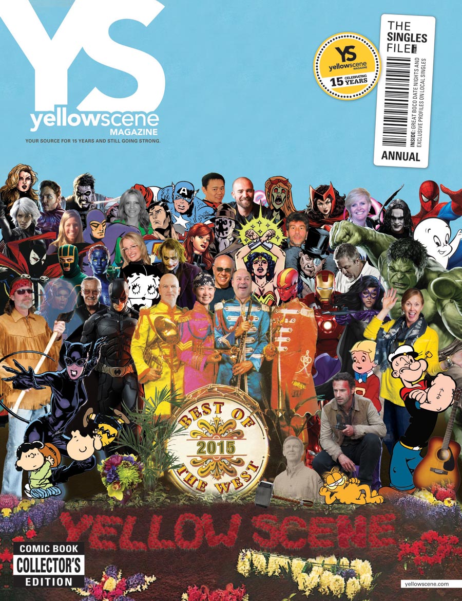 yellow scene  magazine cover for February 2015